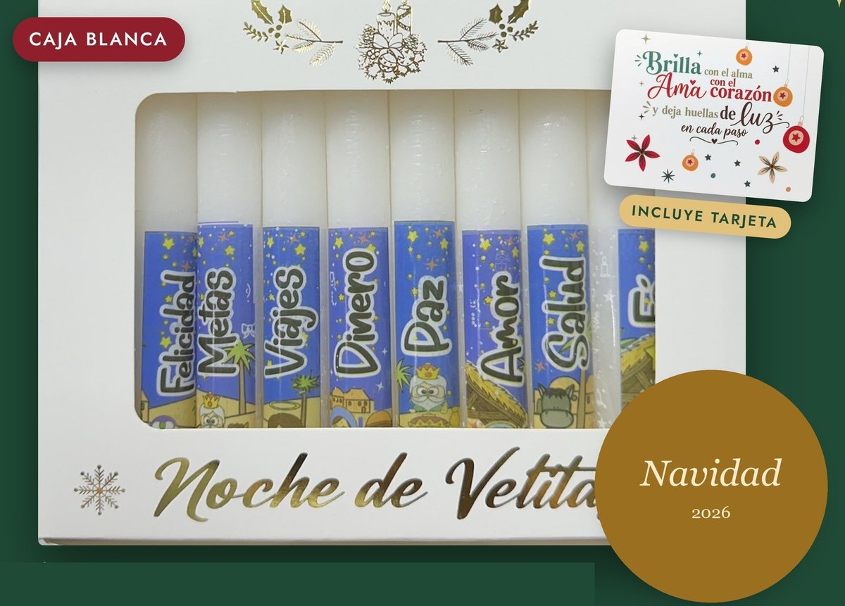 Noche de Velitas · Pesebre · Caja blanca