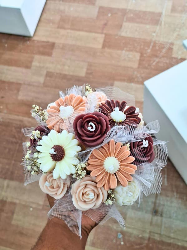 Bouquet con mezcla de tonos pastel
