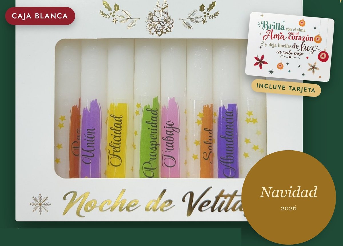 Noche de Velitas · Pinceladas · Caja blanca