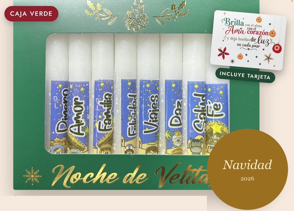 Noche de Velitas · Pesebre · Caja verde